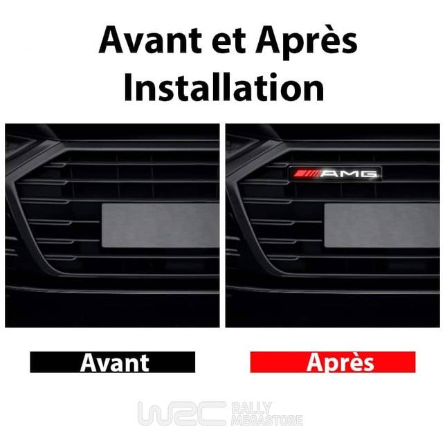 SIGLE LUMINEUX POUR CALANDRE MERCEDES AMG